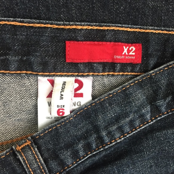 X2 Quality Denim Jeans Size 6 Curvy W31 Bootcut - Picture 4 of 7